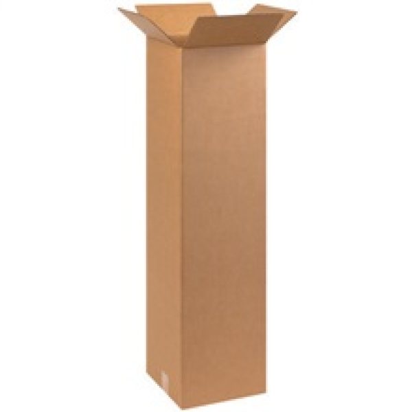 10'' x 10'' x 40'' Tall Corrugated Boxes