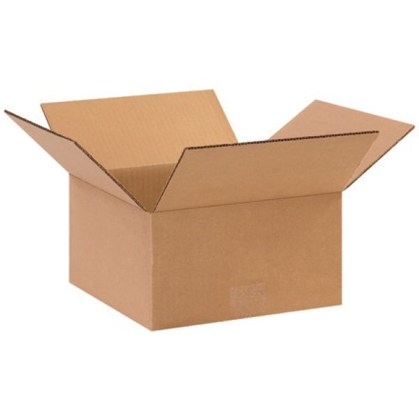 10'' x 10'' x 5'' Flat Corrugated Boxes