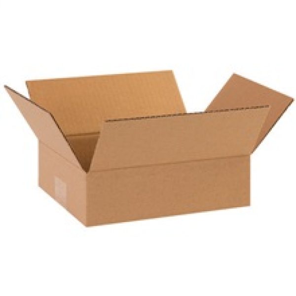 10" x 8" x 3" Flat Corrugated Boxes