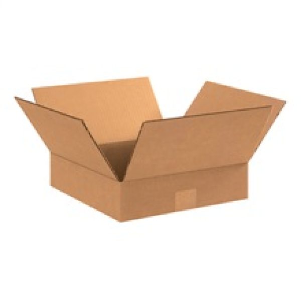 11" x 11" x 3" Flat Corrugated Boxes