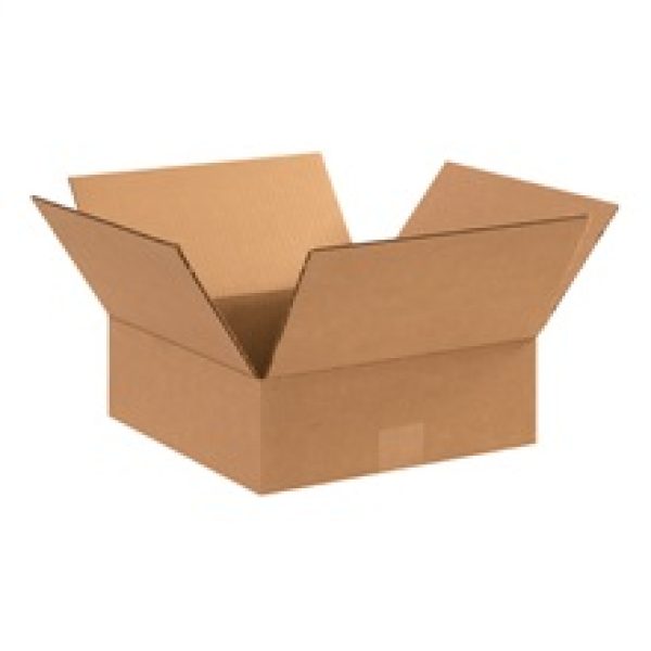 12'' x 12'' x 4'' Flat Corrugated Boxes