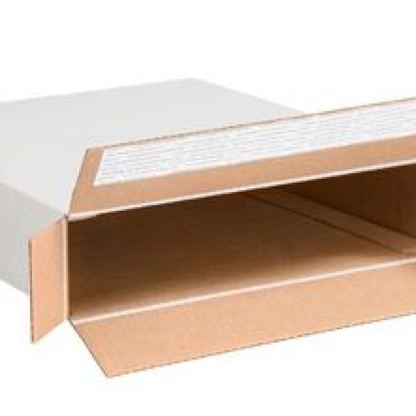 12 1/2'' x 3'' x 17 1/2'' Self Seal Side Loading Boxes