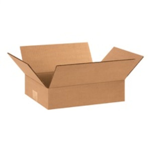 12'' x 9'' x 3'' Flat Corrugated Boxes