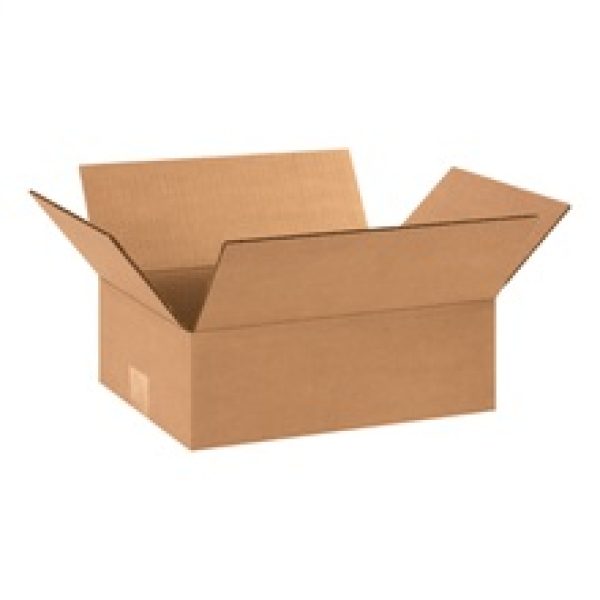12'' x 9'' x 4'' Flat Corrugated Boxes