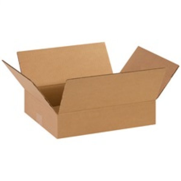 14" x 11" x 3" Flat Corrugated Boxes