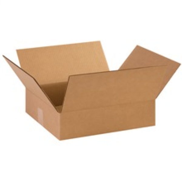 14 3/8" x 12 1/2" x 3 1/2" Corrugated Boxes