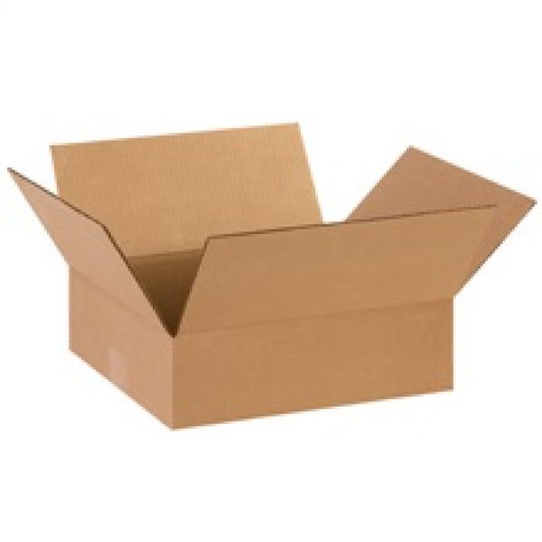 14" x 12" x 4" Flat Corrugated Boxes