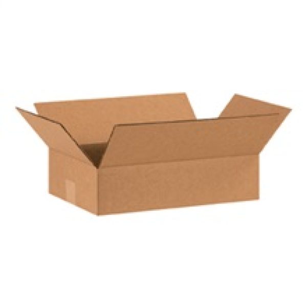 15" x 10" x 4" Flat Corrugated Boxes