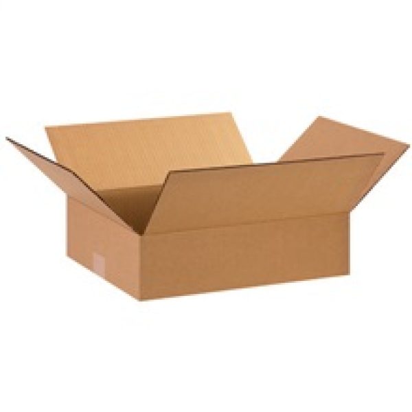 15" x 12" x 4" Flat Corrugated Boxes