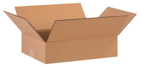 16'' x 12'' x 4'' Flat Corrugated Boxes