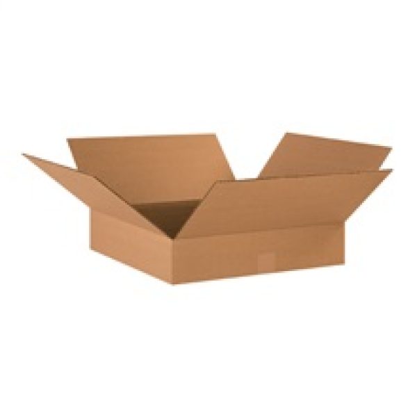 17" x 17" x 4" Flat Corrugated Boxes