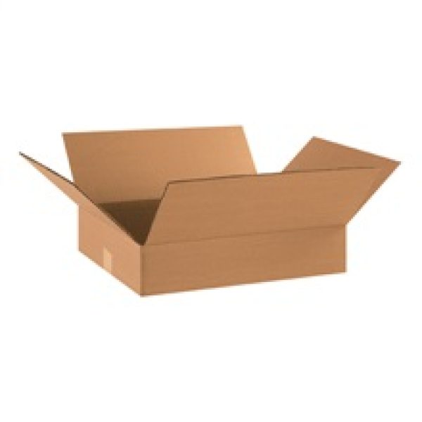 18" x 14" x 4" Flat Corrugated Boxes