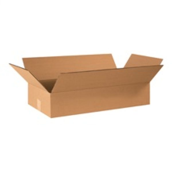 24'' x 12'' x 4'' Flat Corrugated Boxes