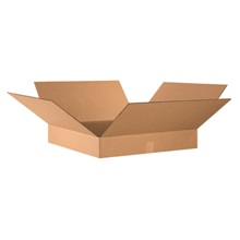 24'' x 24'' x 4'' Flat Corrugated Boxes