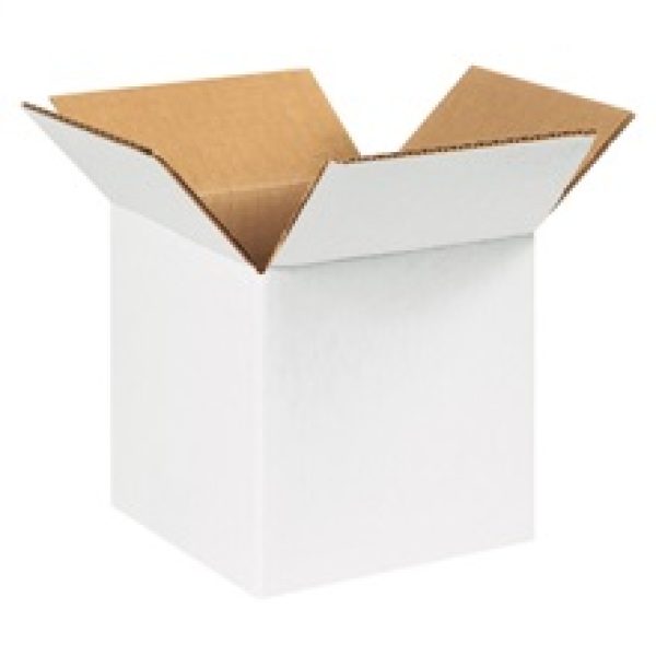 5'' x 5'' x 5'' White Corrugated Boxes