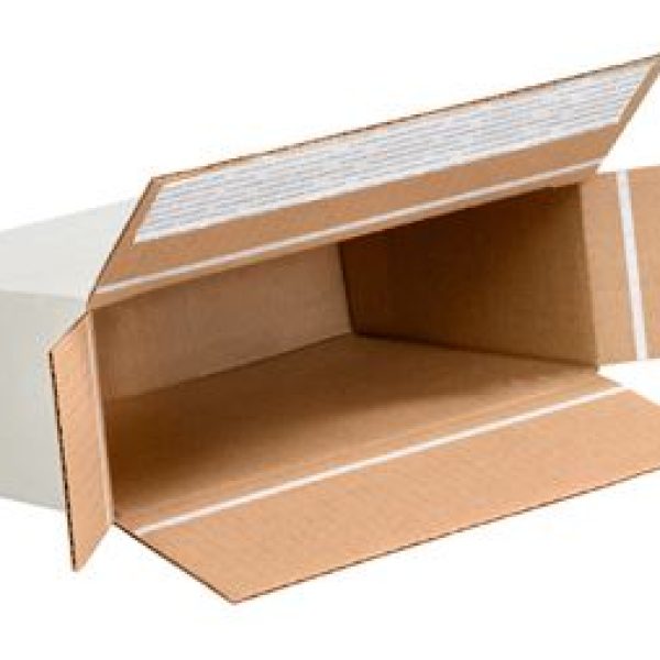 9 1/4'' x 3'' x 6 3/4'' Self Seal Side Loading Boxes