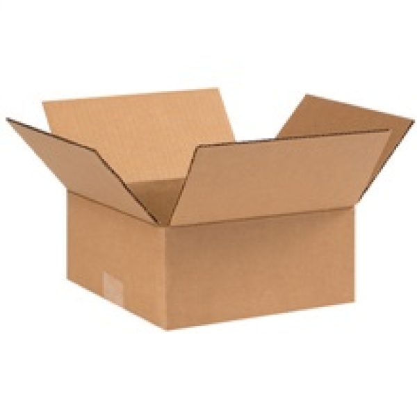 9'' x 9'' x 4'' Flat Corrugated Boxes