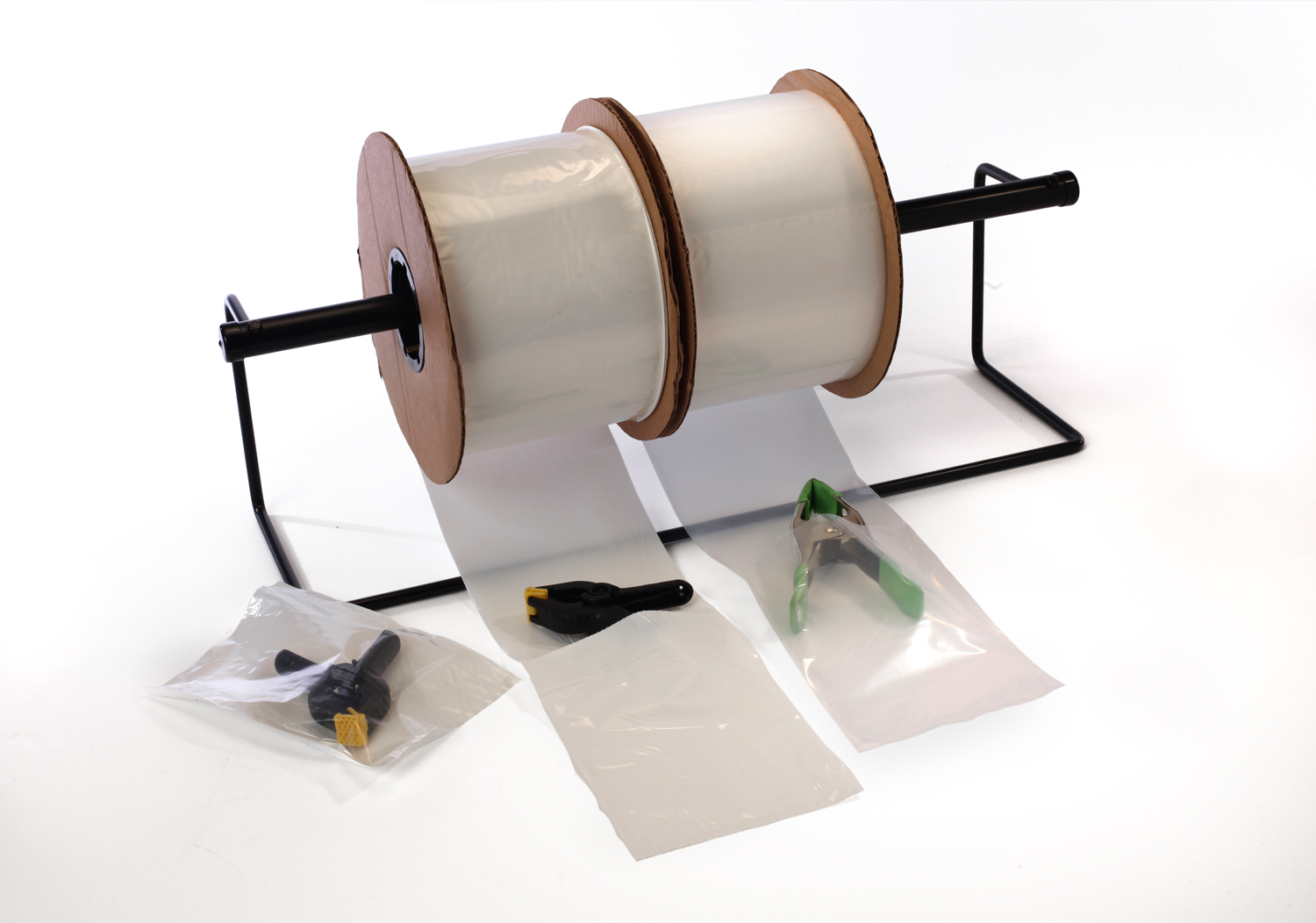 6'' x 8'' x 2 mil Auto Style Pre-Opened Bags w/ Whiteblock
