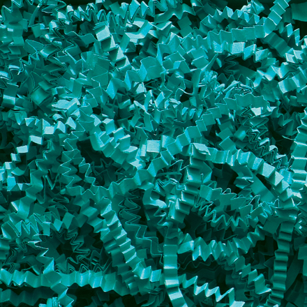 10 lb. Teal Crinkle Paper