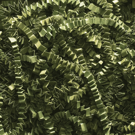 10 lb. Olive Crinkle Paper