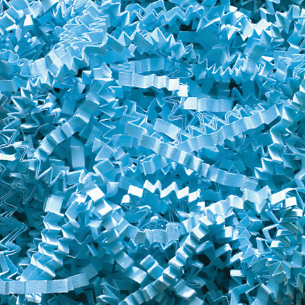 10 lb. Sky Blue Crinkle Paper