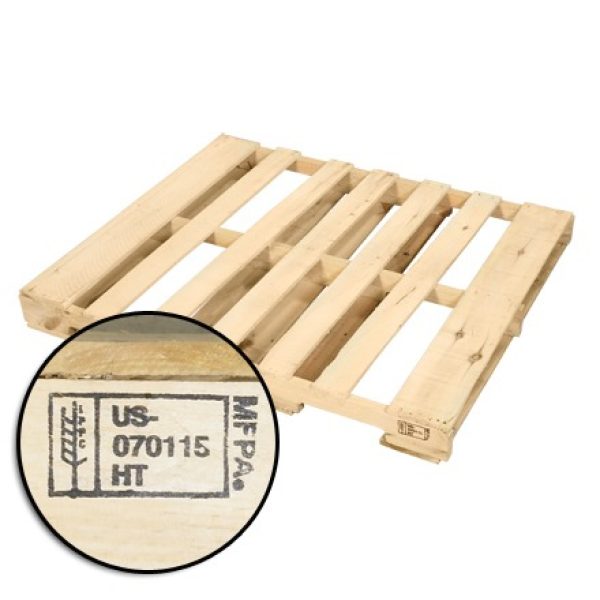 48" x 40" New Wood Heat Treated Pallet