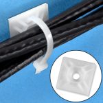 3/4" x 3/4" Natural Cable Tie Mounts