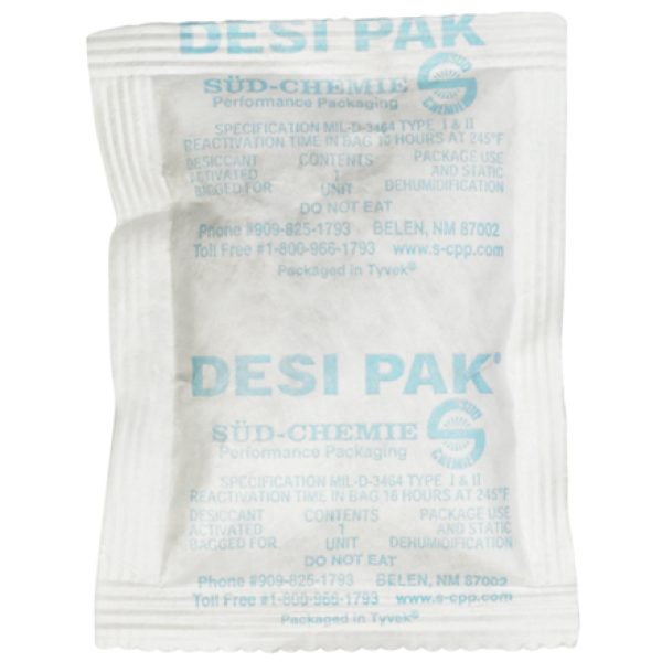 3" x 4" x 1/4" Tyvek Clay Desiccants - 34 Gallon Drum