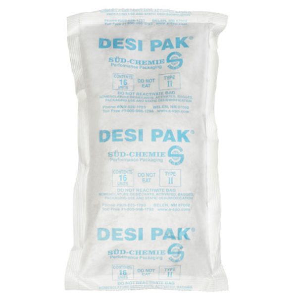 5 3/4" x 10" x 1 1/2" Tyvek Clay Desiccants - 34 Gallon Drum