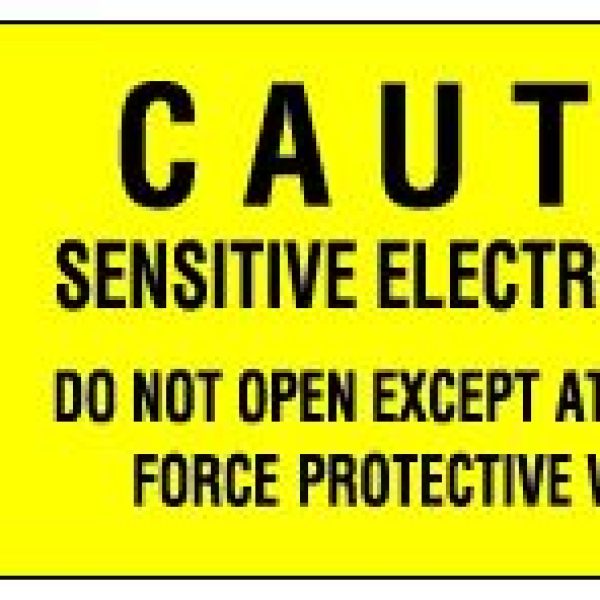 5/8" x 2" - "Sensitive Electronic Devices" Labels