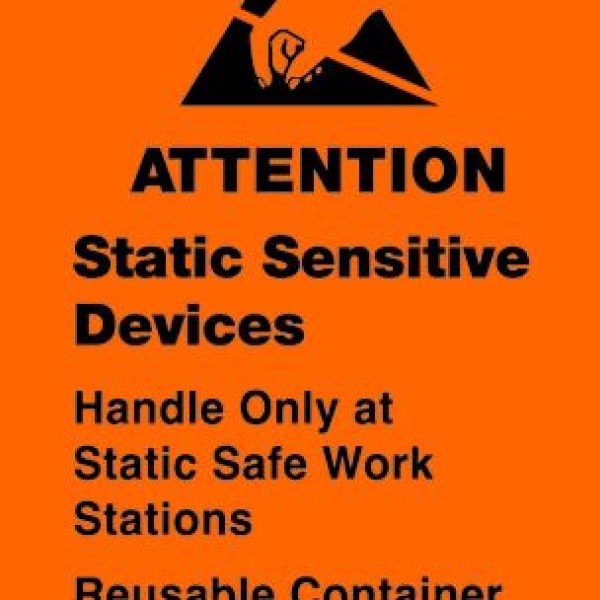 1 3/4" x 2 1/2" - "Static Sensitive Devices" Labels
