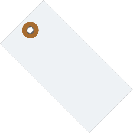 6 1/4'' x 3 1/8'' Tyvek Shipping Tags