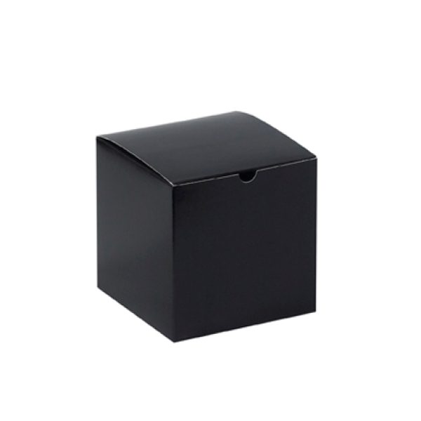 6" x 6" x 6" Black Gloss Gift Boxes