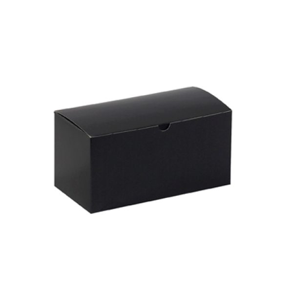 9" x 4 1/2" x 4 1/2" Black Gloss Gift Boxes