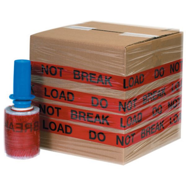 5" x 80 Gauge x 500' "DO NOT BREAK LOAD" Goodwrappers Stretch Film
