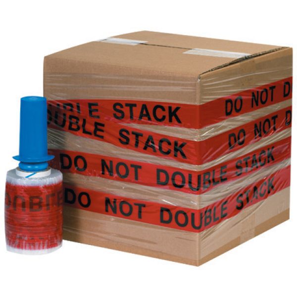 5" x 80 Gauge x 500' "DO NOT DOUBLE STACK" Goodwrappers Stretch Film