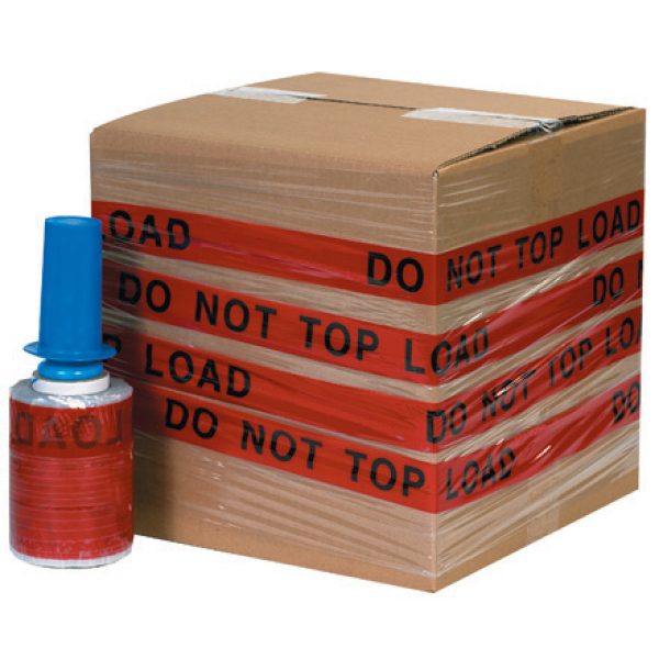 5" x 80 Gauge x 500' "DO NOT TOP LOAD" Goodwrappers Stretch Film