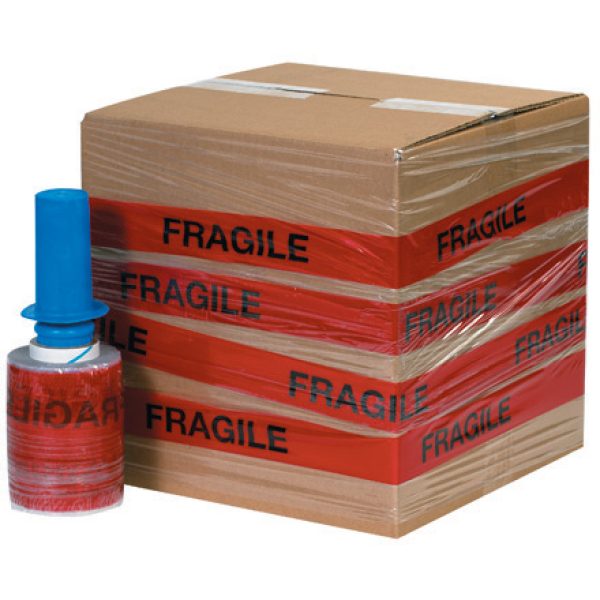5" x 80 Gauge x 500' "FRAGILE" Goodwrappers Identification Stretch Film
