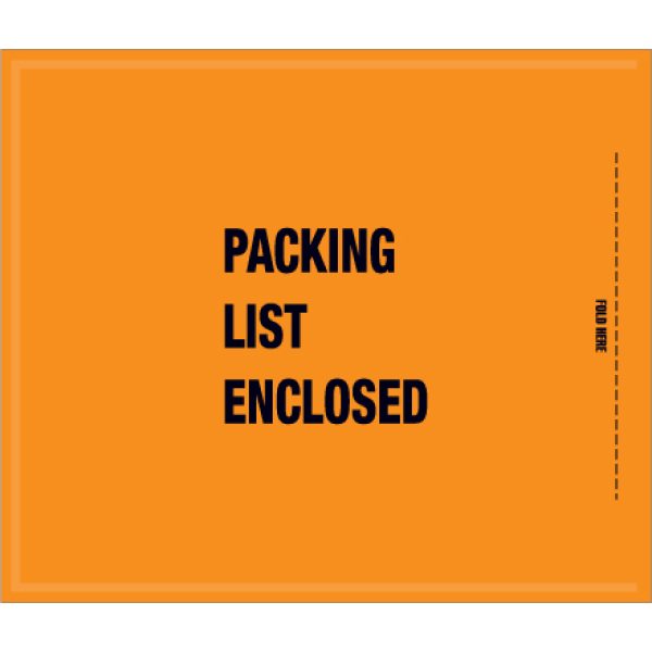 8 1/2" x 10" - Mil-Spec "Packing List Enclosed" Envelopes