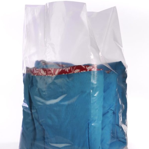 10" x 24" x 8" x 1 mil Gusseted Poly Bags on Roll