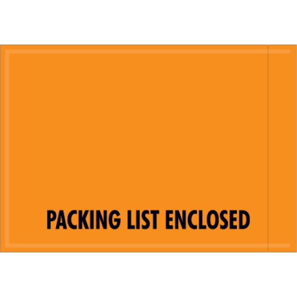 4 1/2" x 6" - Mil-Spec "Packing List Enclosed" Envelopes