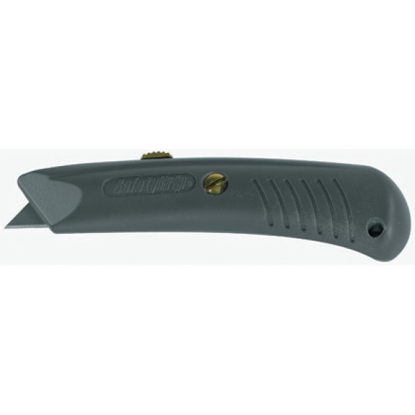 Safety Grip Utility Knife - Gray