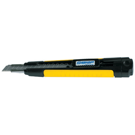 13 Pt. Steel Track Snap Utility Knife with Grip