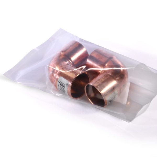 2" x 10" x 3 mil Layflat Poly Bags