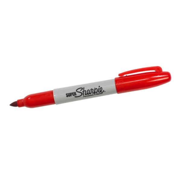 Red Super Sharpie Markers