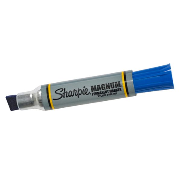 Blue Sharpie Magnum Markers