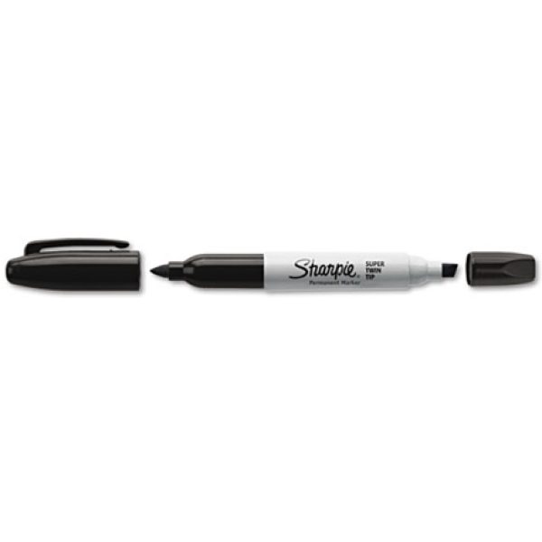 Black Sharpie Super Twin-Tip Permanent Markers