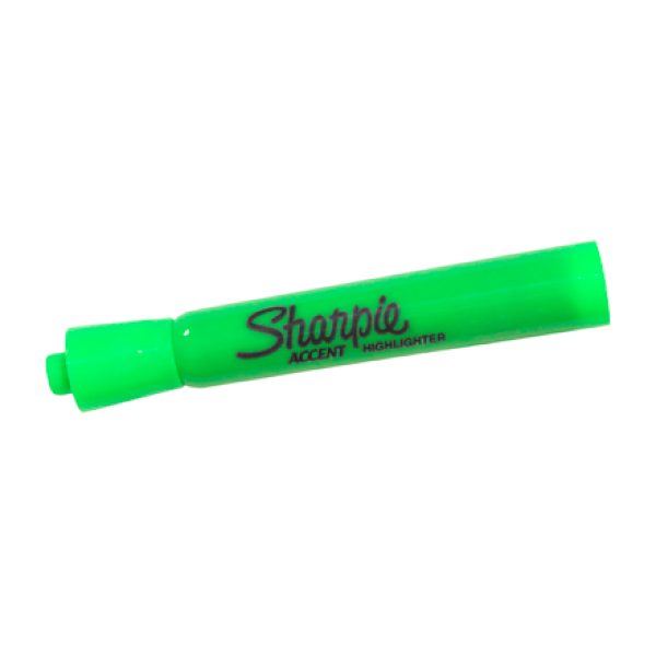 Fluorescent Green Sharpie Accent Highlighters