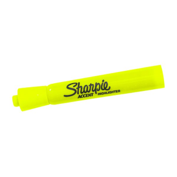 Fluorescent Yellow Sharpie Accent Highlighters