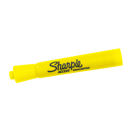 Yellow Sharpie Accent Highlighters
